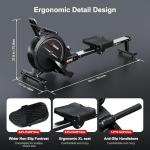 RIKSION Foldable Magnetic Rowing Machine for Home Gym