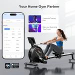 RIKSION Foldable Magnetic Rowing Machine for Home Gym