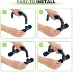 Cushioned Push Up Bars with Non-Slip Grip
