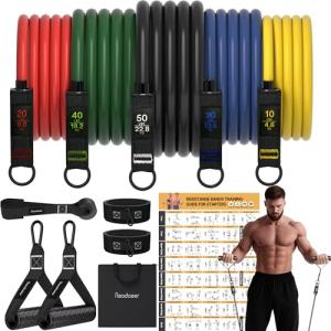 Resistance Bands Set for Home Gym Workouts