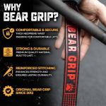 BEAR GRIP Heavy-Duty Lifting Straps with Gel Grip