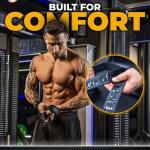 BEAR GRIP Heavy-Duty Lifting Straps with Gel Grip