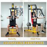 Soozier Chest Fly and Press Machine for Home Gym