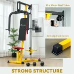 Soozier Chest Fly and Press Machine for Home Gym