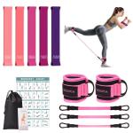 Mexlyca Resistance Bands Set with Ankle Straps