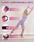 Mexlyca Resistance Bands Set with Ankle Straps