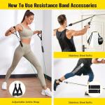 Vexloria Stackable Resistance Bands Set with Handles