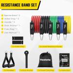 Vexloria Stackable Resistance Bands Set with Handles