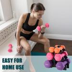TEENO Neoprene Dumbbell Set with Storage Stand