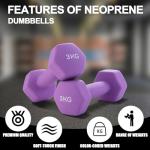 TEENO Neoprene Dumbbell Set with Storage Stand