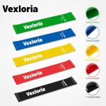 Vexloria 5-Level Resistance Bands Set with Case