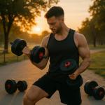 6-in-1 Adjustable Dumbbell Weight Set for Home Gym