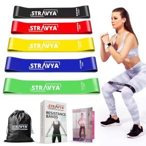 STRAVYA Mini Loop Resistance Bands Set of 5