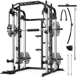 JX FITNESS Smith Machine with Lat Pull Down