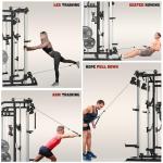 JX FITNESS Smith Machine with Lat Pull Down
