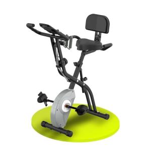 ATIVAFIT 3-in-1 Foldable Exercise Bike with Resistance Bands