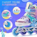 Adjustable Light-Up Inline Skates for Kids