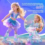 Adjustable Light-Up Inline Skates for Kids