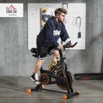 HOMCOM Indoor Exercise Bike with LCD Monitor