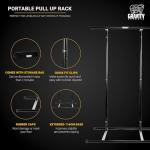 Portable Gravity Fitness Pull-Up Bar and Dip Station