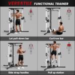 SPORTNOW Multifunctional Home Gym Machine with Pulley System