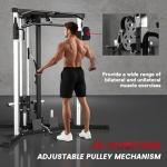 SPORTNOW Multifunctional Home Gym Machine with Pulley System
