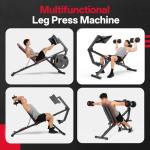 PASYOU Leg Extension and Press Machine for Home Gym