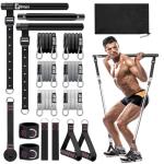Pilates Bar Kit with Resistance Bands - Full Body Workout