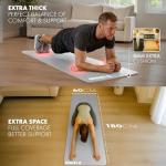 KAYMAN Non-Slip Yoga & Exercise Mat with Strap