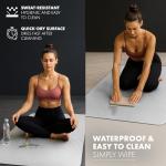 KAYMAN Non-Slip Yoga & Exercise Mat with Strap