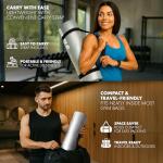 KAYMAN Non-Slip Yoga & Exercise Mat with Strap