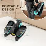 Electric Under Desk Elliptical Machine with Foot Massage