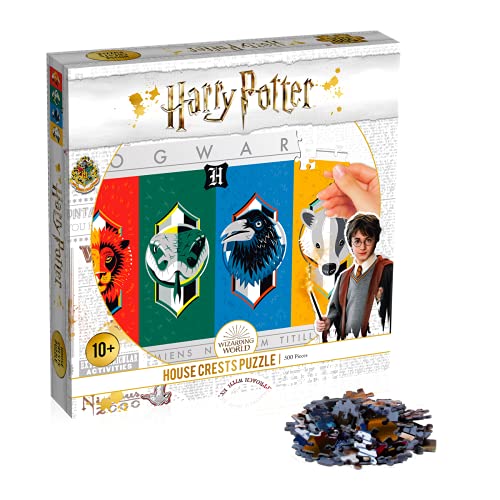 Harry Potter House Crests 500 Piece Jigsaw Puzzle