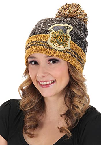 Hufflepuff Heathered Pom Beanie - elope