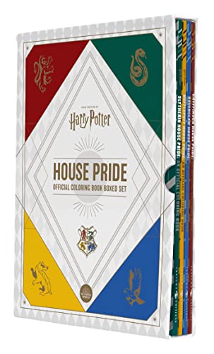 Official Harry Potter House Pride Coloring Book Set