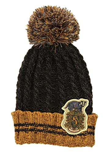 Hufflepuff Heathered Pom Beanie - elope