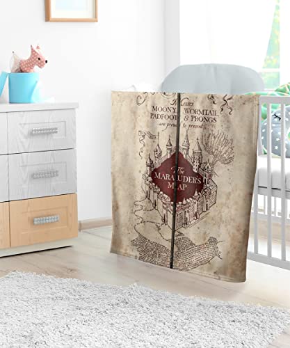 Harry Potter Baby Blanket, 30"X40", Folded Map, Unisex