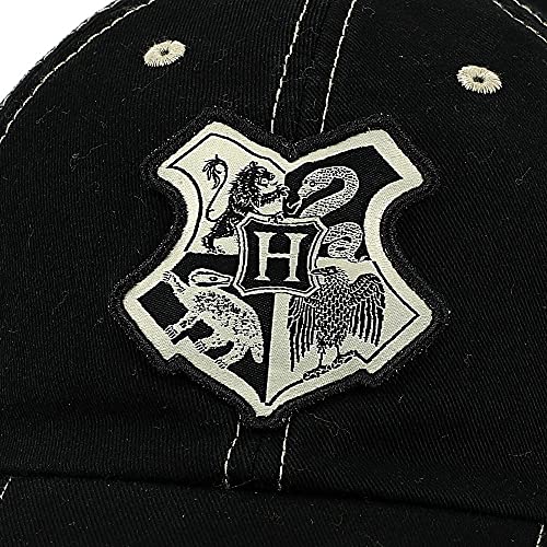 Harry Potter Two-Tone Crest Black Dad Hat