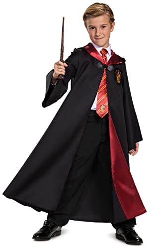 Gryffindor Costume Set: Robe, Tie, Glasses, Wand (Kids)