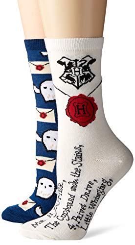 Hedwig Letter to Hogwarts Crew Socks - 2 Pairs
