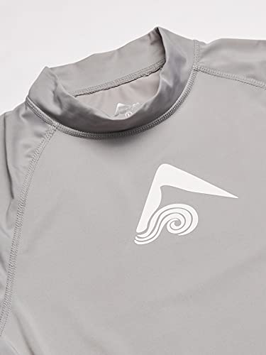 Men's Grey Long Sleeve UPF 50+ Rashguard