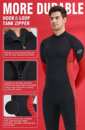 Hevto Men's 3mm Neoprene Wetsuit Fullsuit