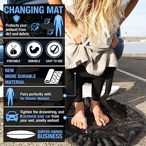 Ho Stevie! Waterproof Wetsuit Changing Mat/Bag (Black)