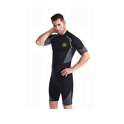ZCCO Men's Premium Neoprene Wetsuit Shorty XL