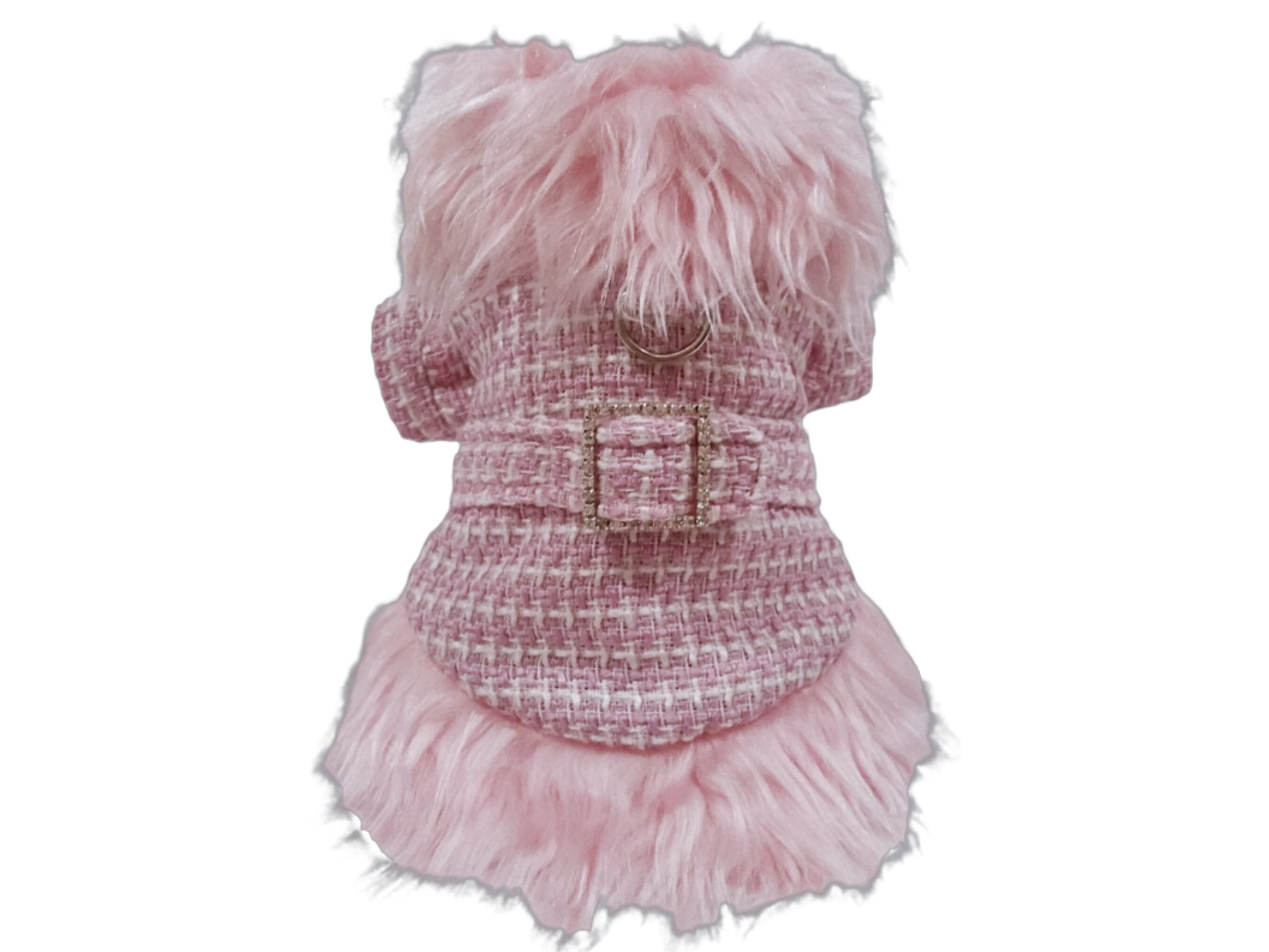 Stylish Tweed Dog Coat for Fashionable Pups
