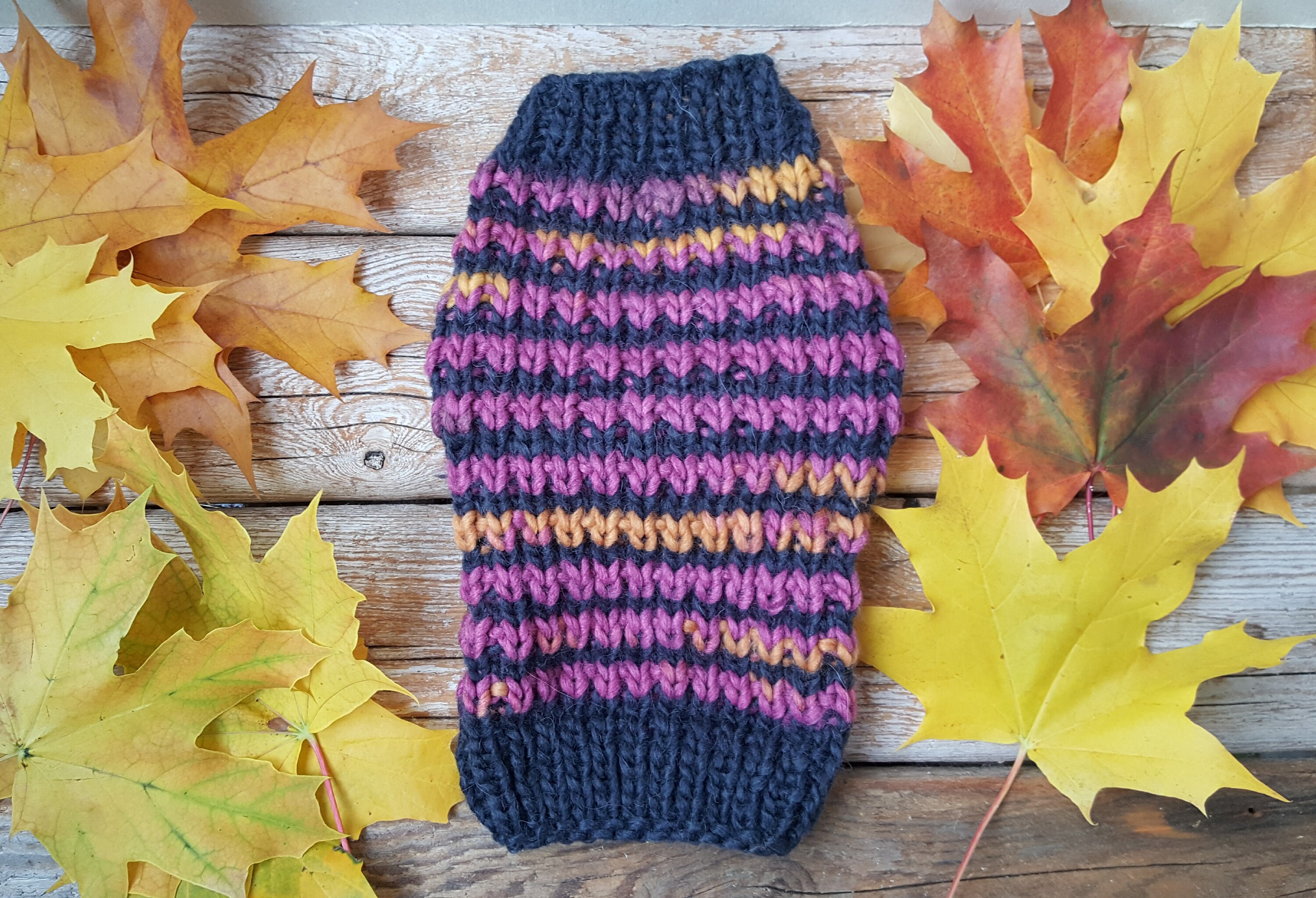 Hand Knit Chihuahua Dog Sweater in Multiple Sizes