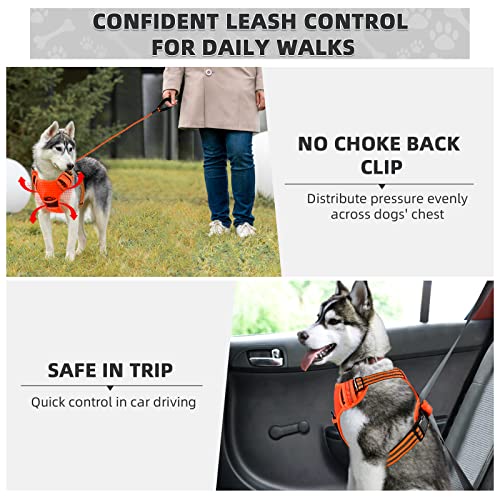 Juqiboom Reflective No-Pull Dog Harness and Leash Set