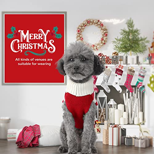 Christmas Dog Costume Sweater Vest - Medium