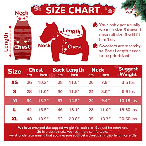 Christmas Dog Costume Sweater Vest - Medium