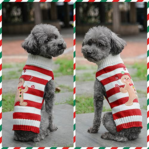 Christmas Dog Costume Sweater Vest - Medium